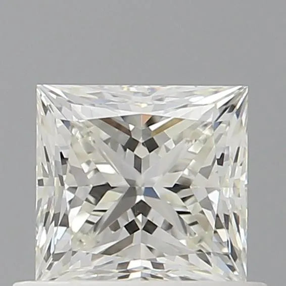 0.70ct Princess Natural Diamond (Colour J, Clarity VS1, GIA Certified)