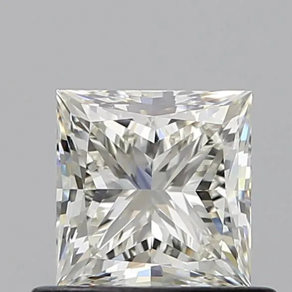 0.70ct Princess Natural Diamond (Colour J, Clarity VS1, GIA Certified)