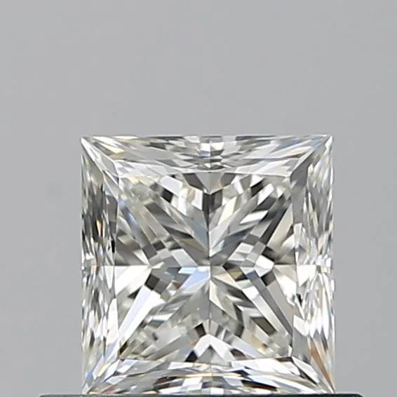 0.70ct Princess Natural Diamond (Colour J, Clarity VVS2, GIA Certified)