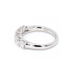 1.02卡半圈透光設計鑽石排戒（86006）