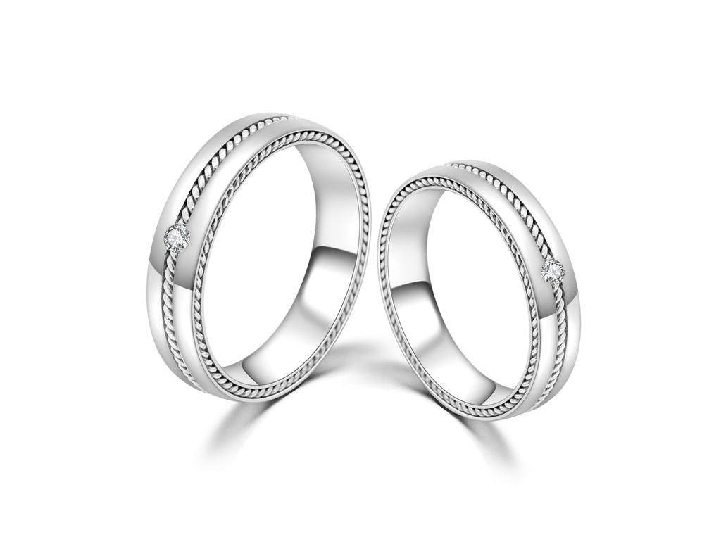 18K德國結婚對戒