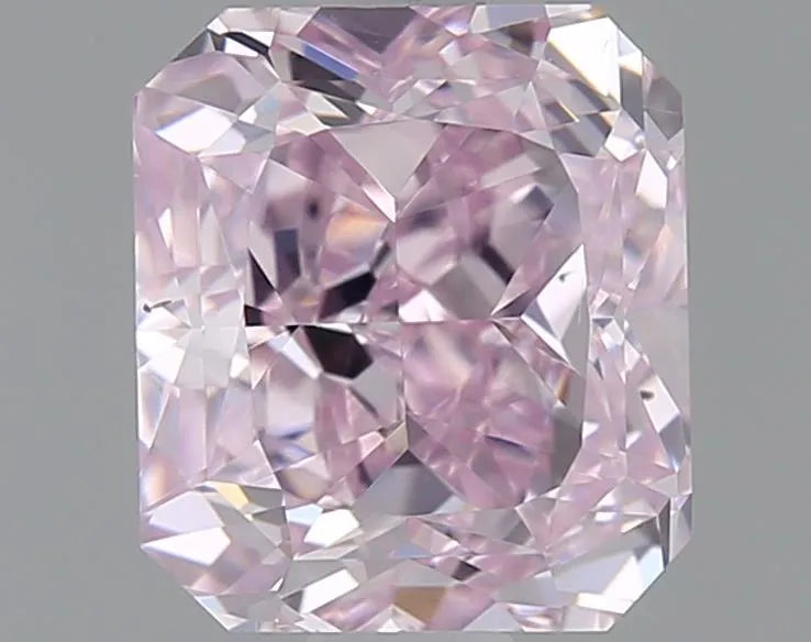 1.02ct Radiant Natural Diamond (Colour Fancy Purplish Pink, Clarity VS2, GIA Certified)