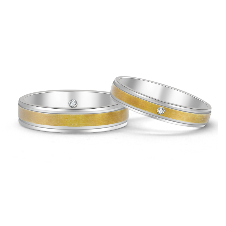 18K德國結婚對戒