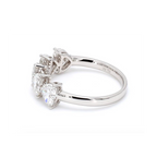 2.08卡半圈心形培育鑽石排戒（86011）