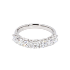 1.41卡半圈透光設計排鑽戒指（86101）