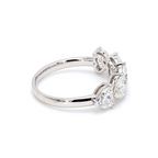 2.08卡半圈心形培育鑽石排戒（86011）