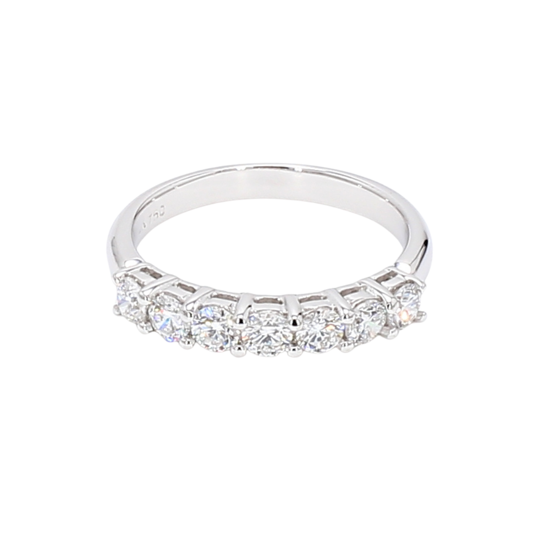 0.76卡半圈培育鑽石排戒（85796）