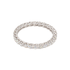 1.32卡白金全圈透光設計排鑽戒指（86020）