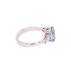 2.06卡橢圓形培育藍鑽戒指（Y015555)