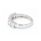 2.52卡半圈祖母綠形排鑽戒指（85793）