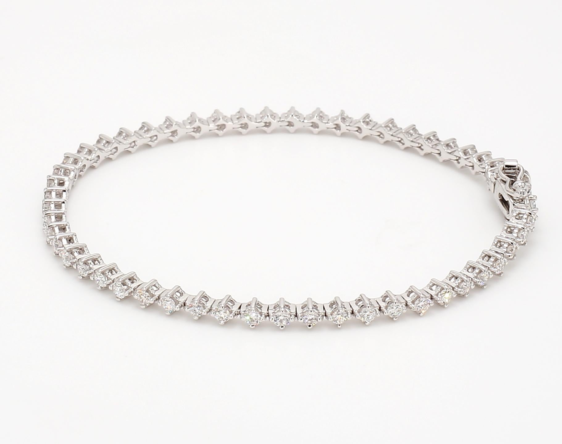 1.16卡培育鑽石滿鑽手鍊