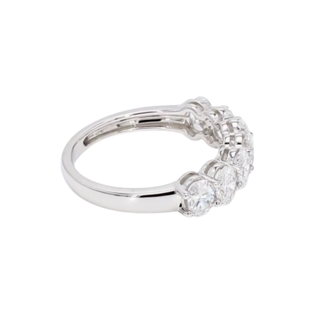 1.52卡半圈橢圓形排鑽戒指（85795）