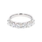 1.87卡半圈透光設計培育鑽石排戒（86097）