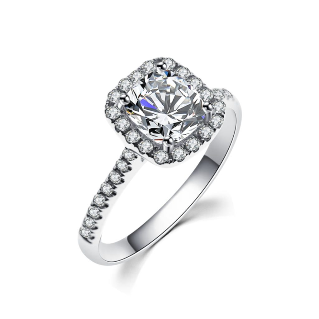 枕形鑽石戒指(款號 R5)