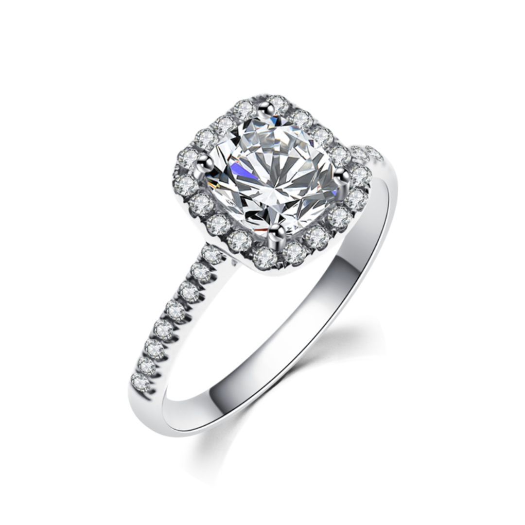 枕形鑽石戒指(款號 R5)