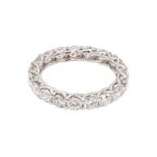 2.85卡全圈透光設計培育鑽石排戒(86022)