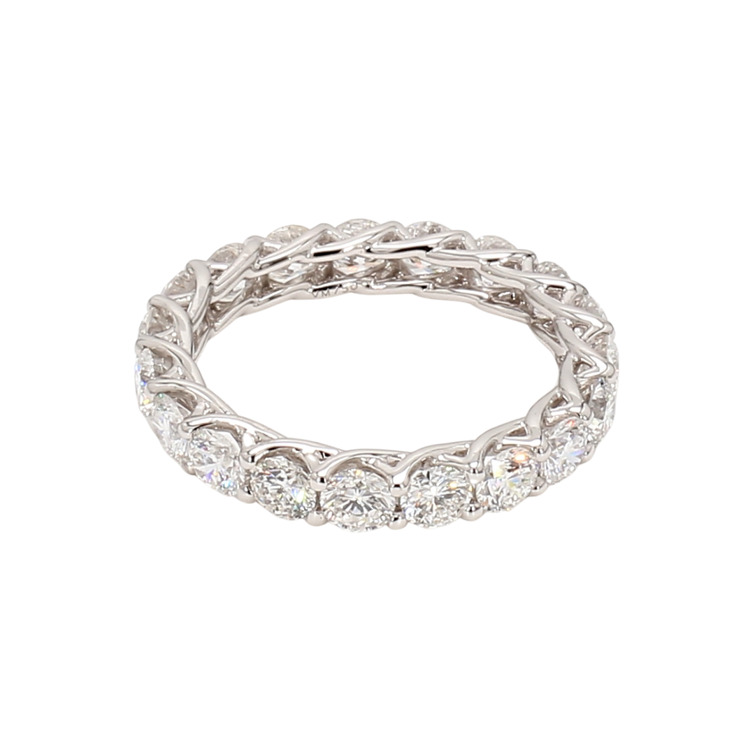 2.85卡全圈透光設計培育鑽石排戒(86022)