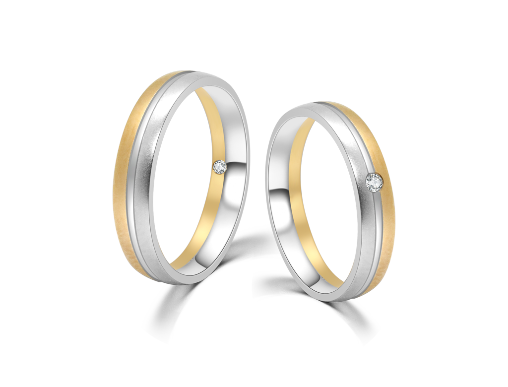 18K德國結婚對戒