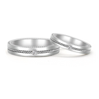 18K德國結婚對戒