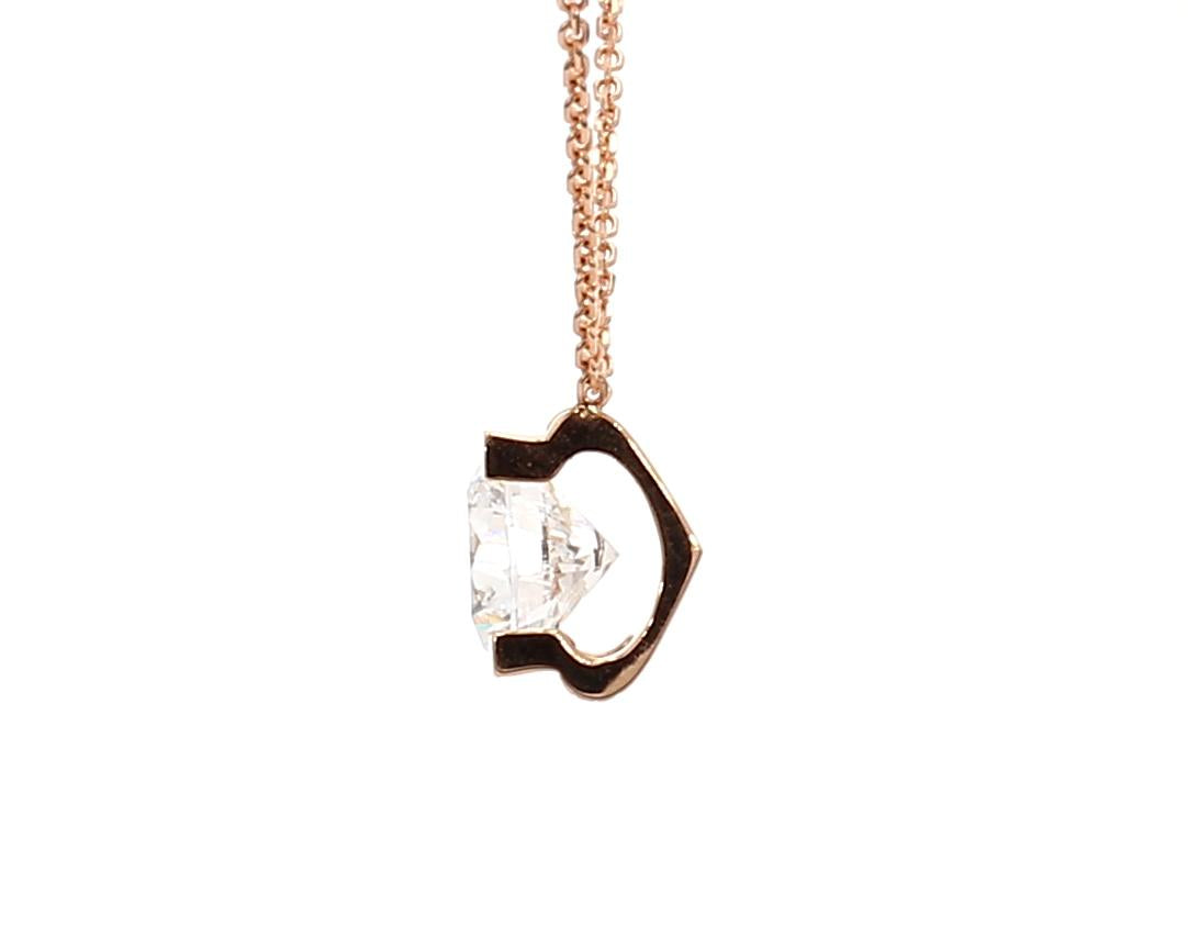 1.15卡培育鑽石四爪頸鍊(86278)