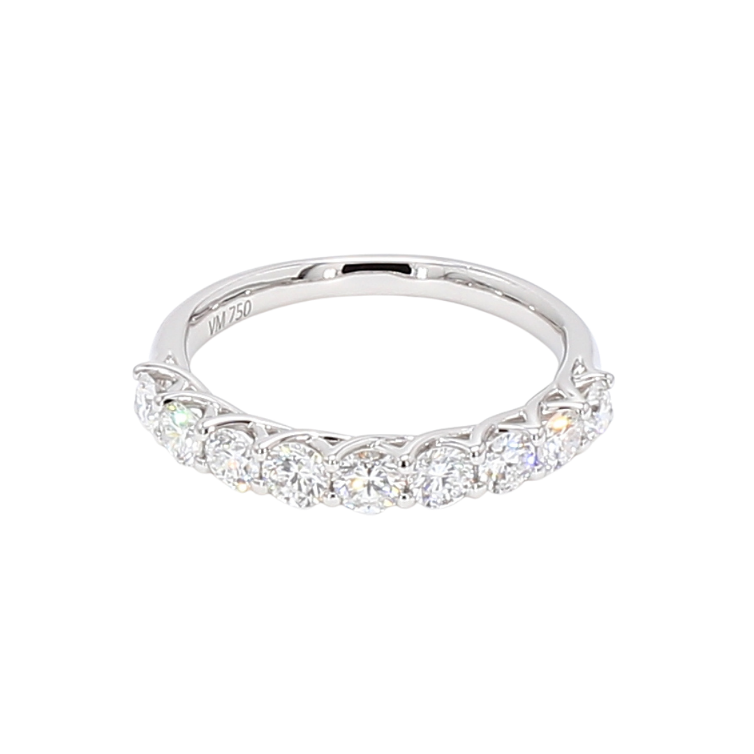 0.91卡半圈透光設計排鑽戒指（86117）