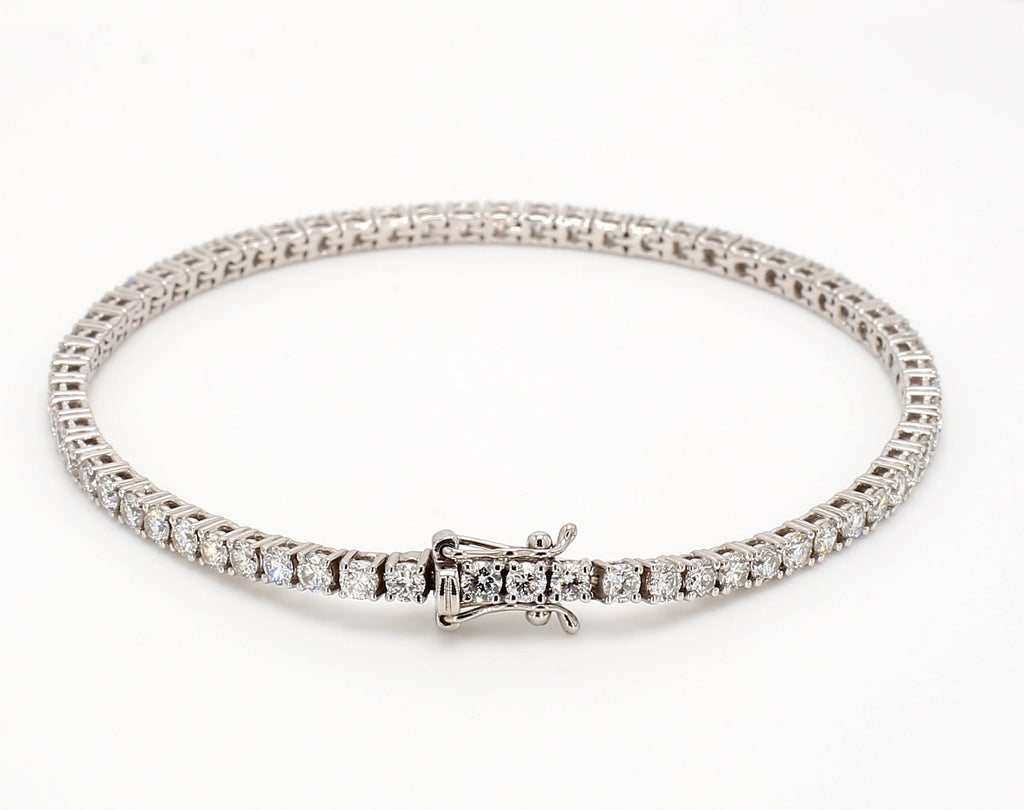 3.38卡培育鑽石滿鑽手鍊