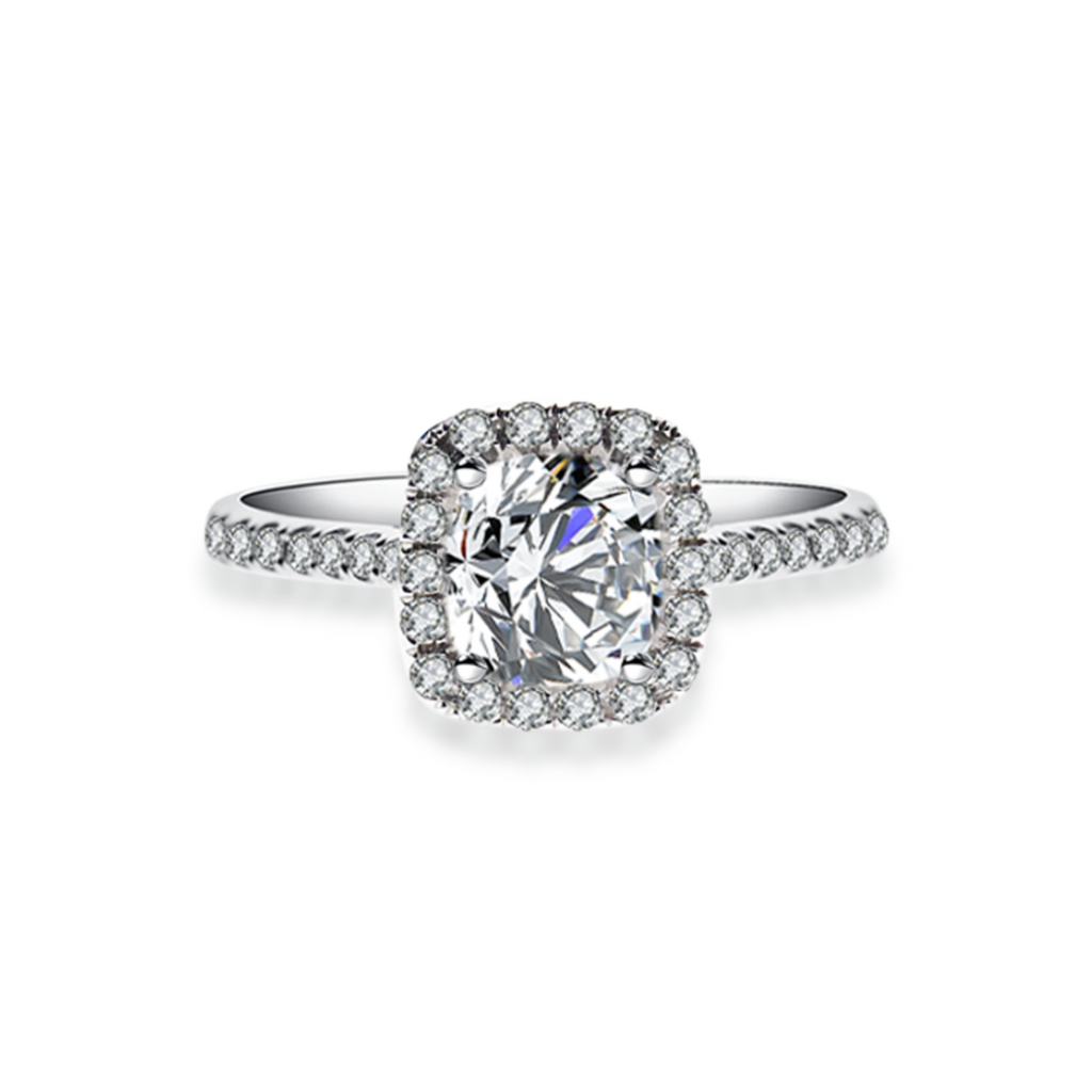 枕形鑽石戒指(款號 R5)