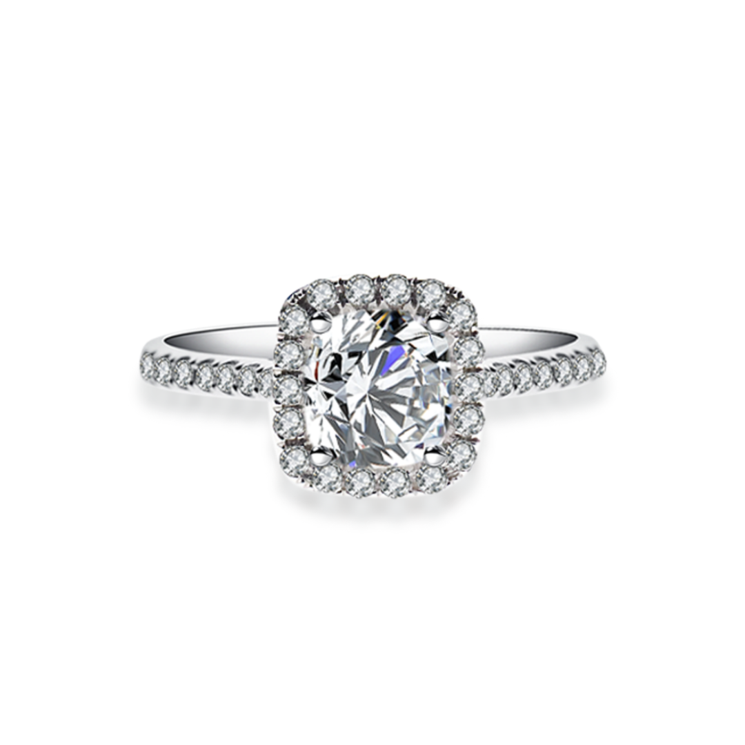 枕形鑽石戒指(款號 R5)