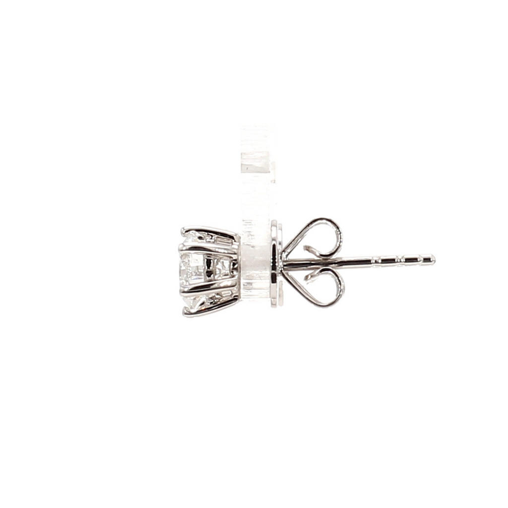 1卡培育圓鑽六爪耳環 (86576)