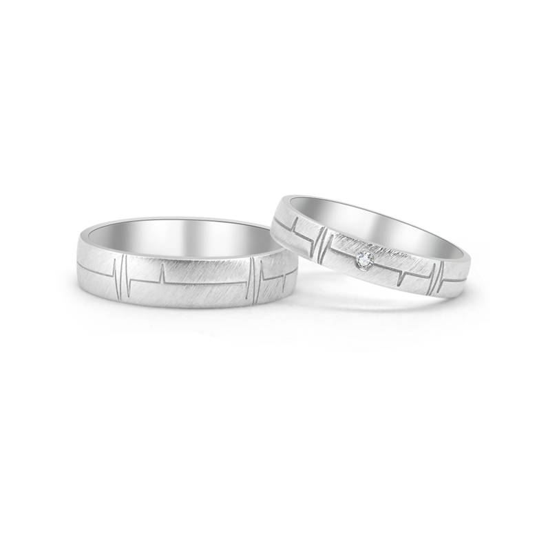 18K德國結婚對戒