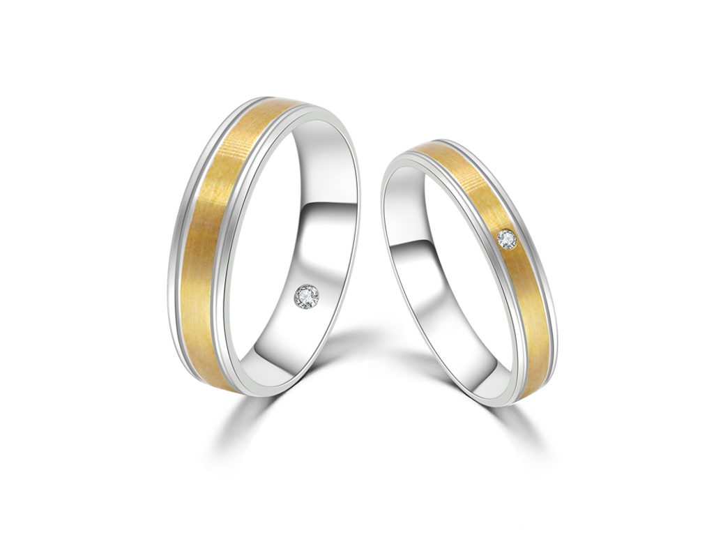 18K德國結婚對戒