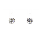 1.02卡培育圓鑽四爪耳環(86521)
