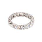 3.6卡白金全圈透光設計排鑽戒指（86023）