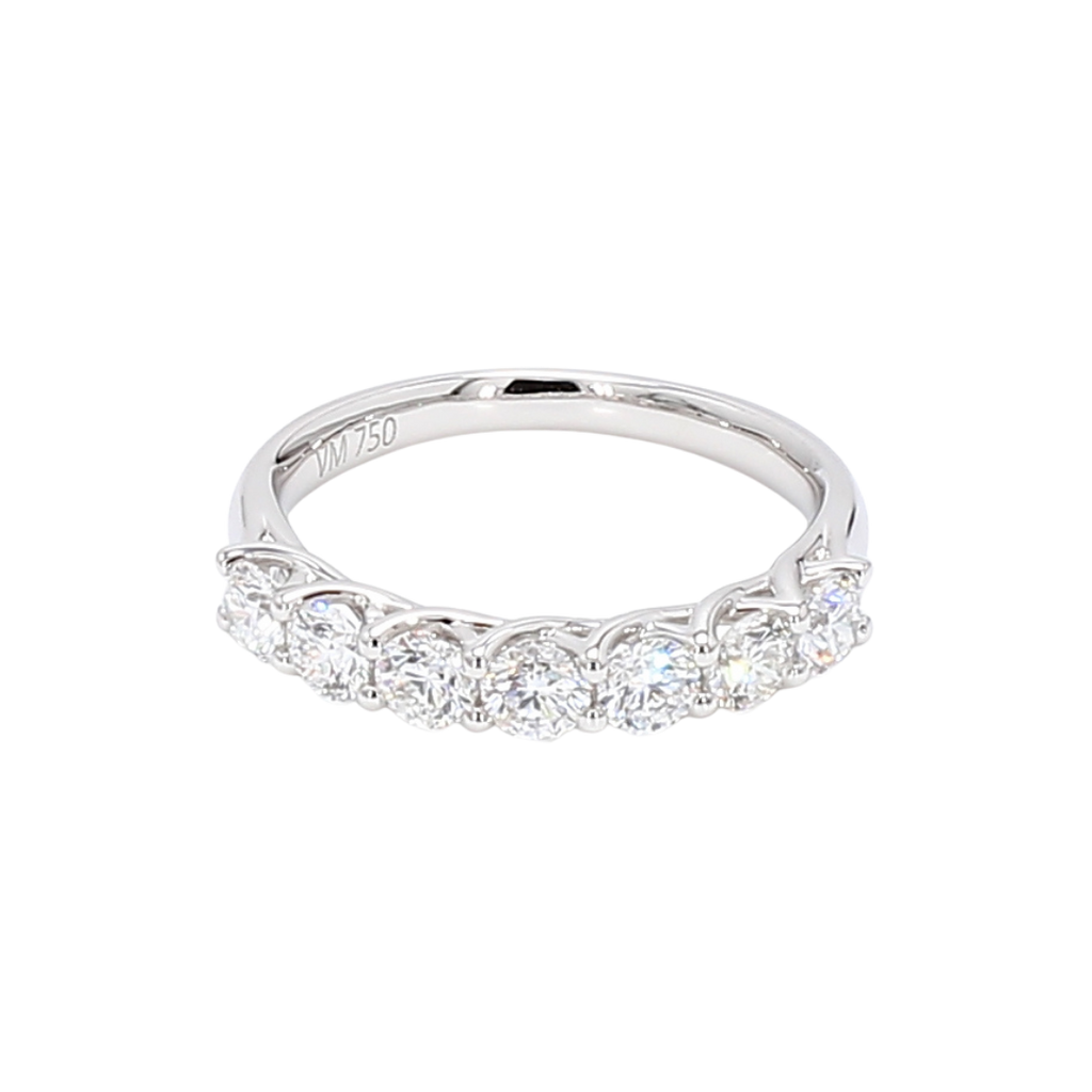 1.05卡半圈透光設計培育鑽石排戒（86099）