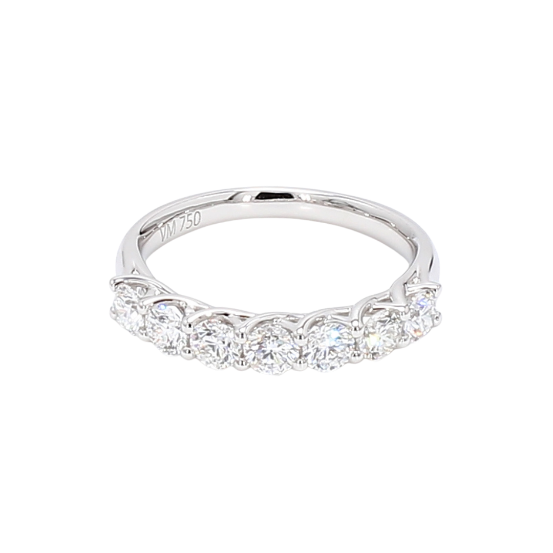 1.05卡半圈透光設計培育鑽石排戒（86099）