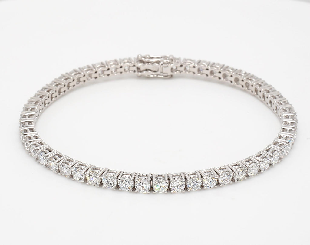 5.46卡培育鑽石滿鑽手鍊