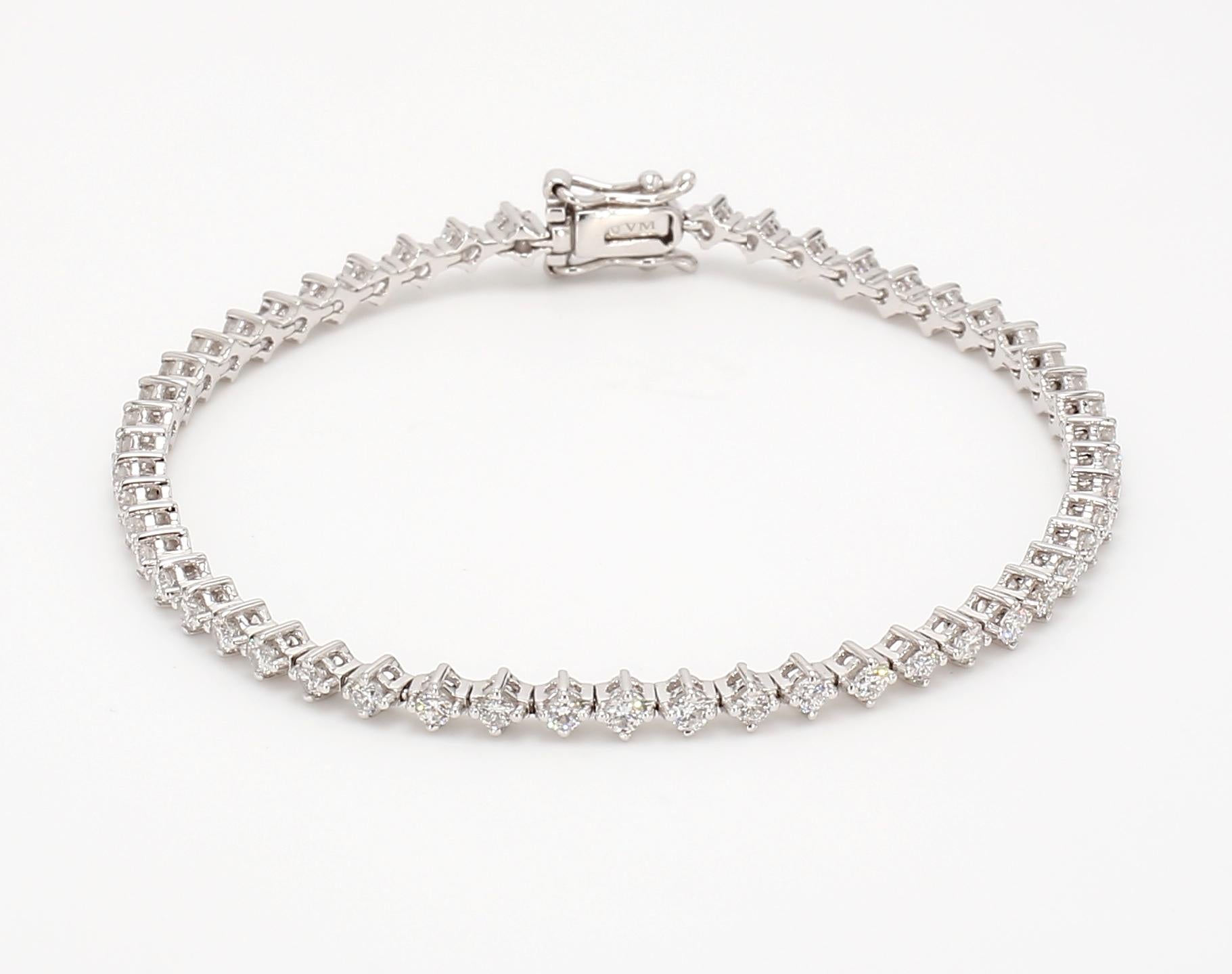 1.16卡培育鑽石滿鑽手鍊