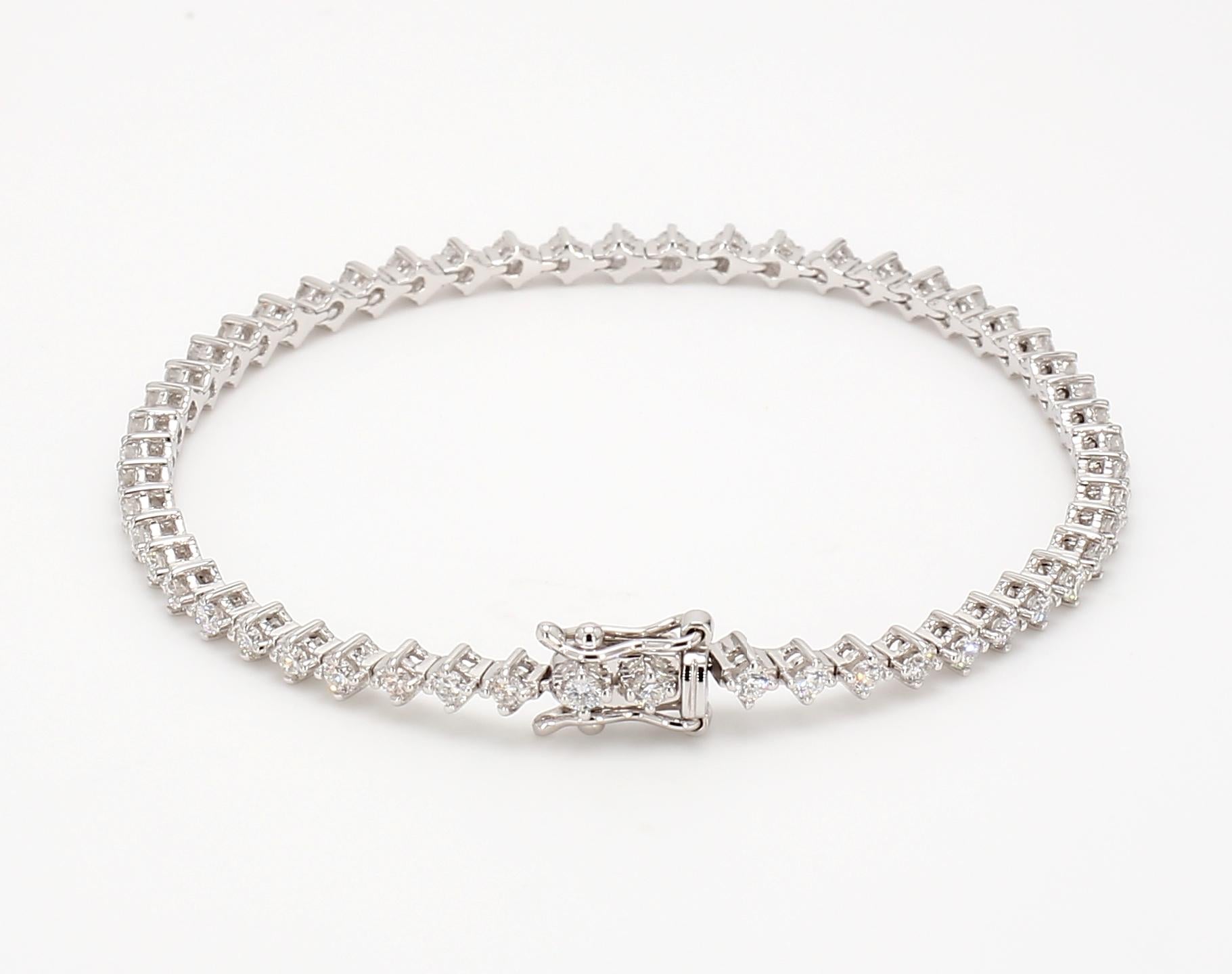 1.16卡培育鑽石滿鑽手鍊