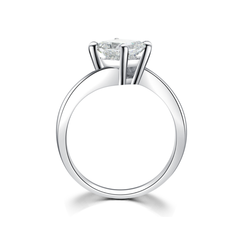 公主方形鑽石戒指(款號 R1)