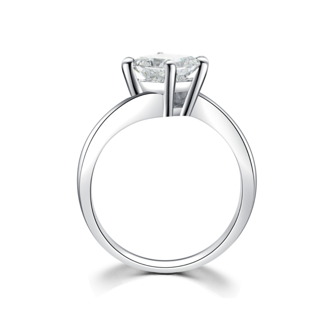 公主方形鑽石戒指(款號 R1)
