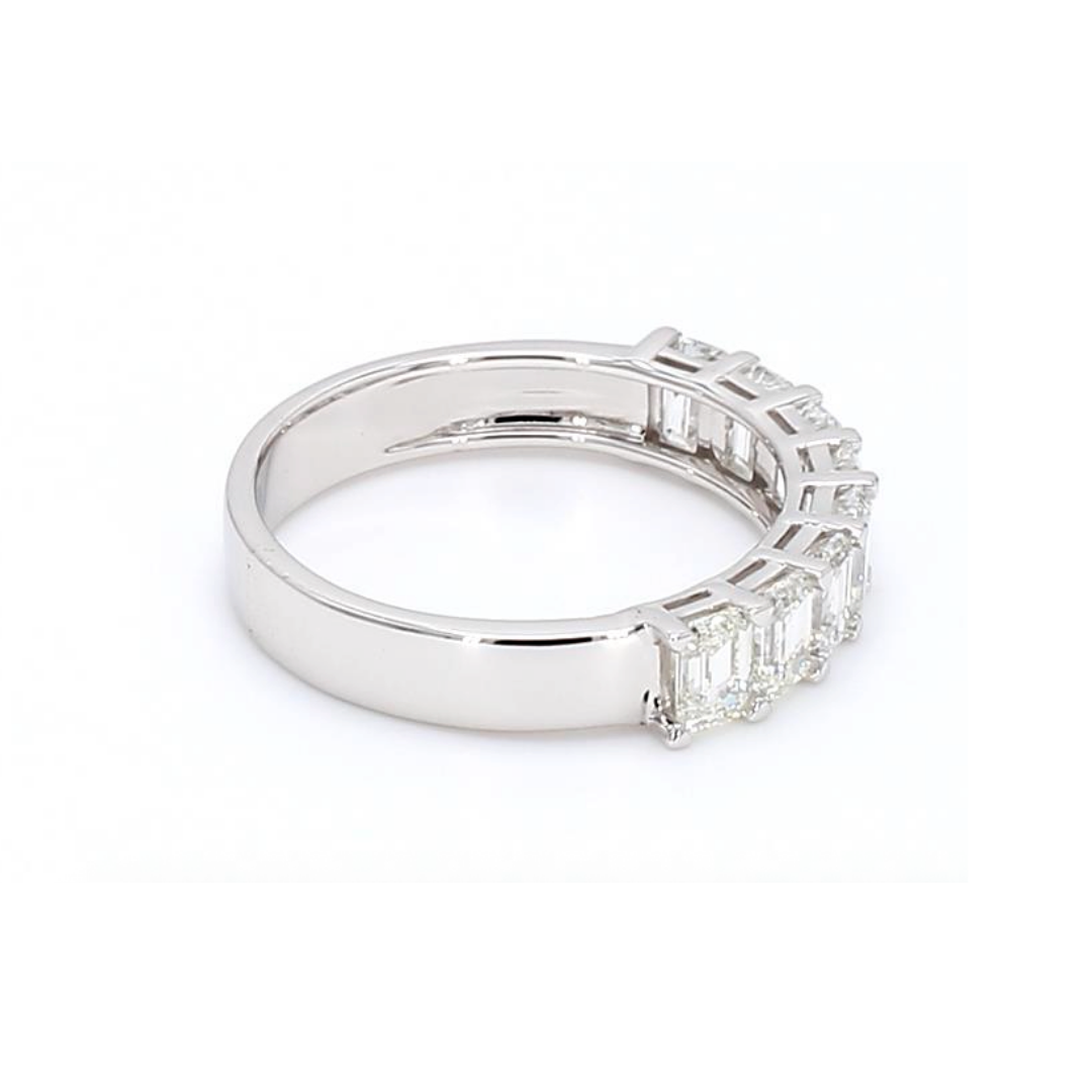 1.7卡半圈祖母綠形排鑽戒指（85794）