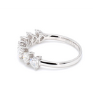 1.15卡半圈心形培育鑽石排戒（86203）