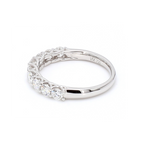 0.91卡半圈透光設計排鑽戒指（86117）