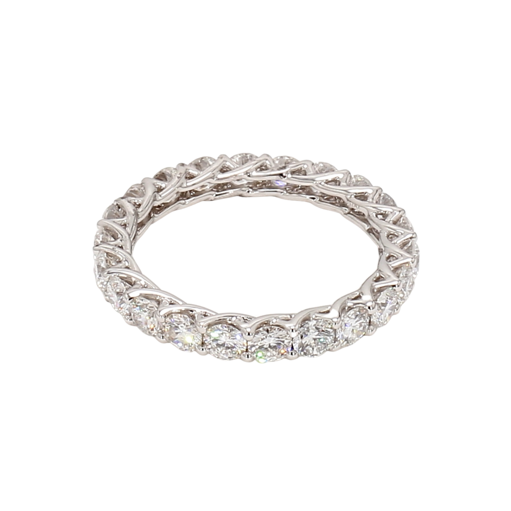 2.2卡全圈透光設計培育鑽石排戒(86021)