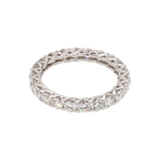 2.2卡全圈透光設計培育鑽石排戒(86021)