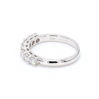 1.87卡半圈透光設計培育鑽石排戒（86097）