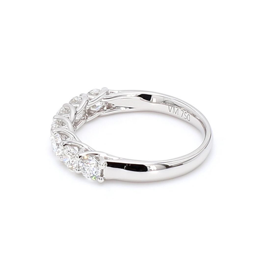 1.05卡半圈透光設計培育鑽石排戒（86099）