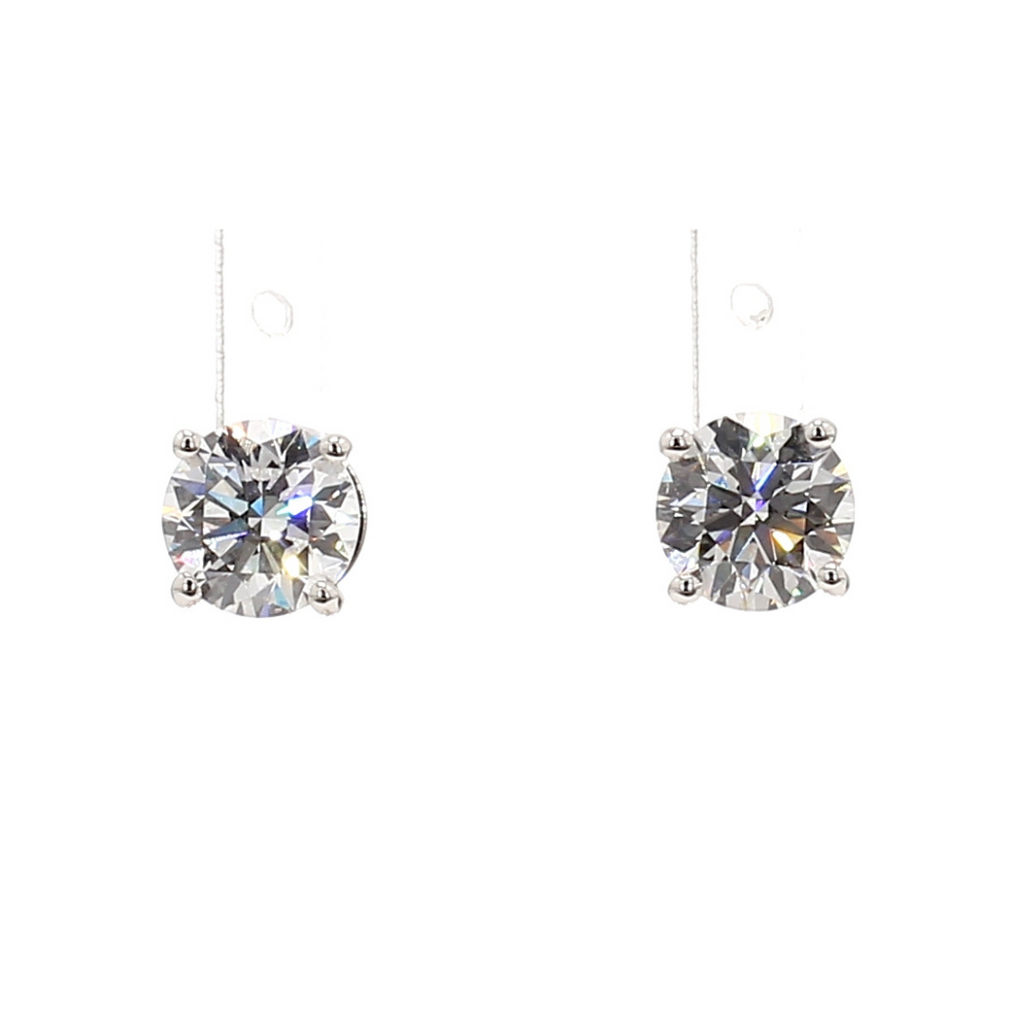 2.06卡培育圓鑽四爪耳環(86567)