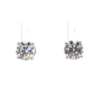 2.06卡培育圓鑽四爪耳環(86567)