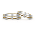 18K德國結婚對戒